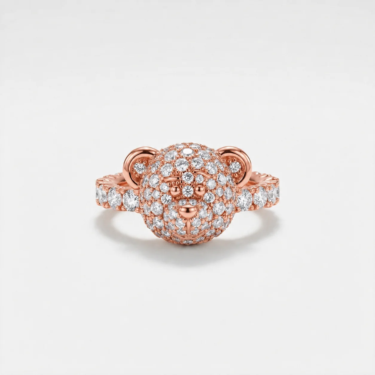Bare Hug - Ring, Diamonds, Pavé - Image 8