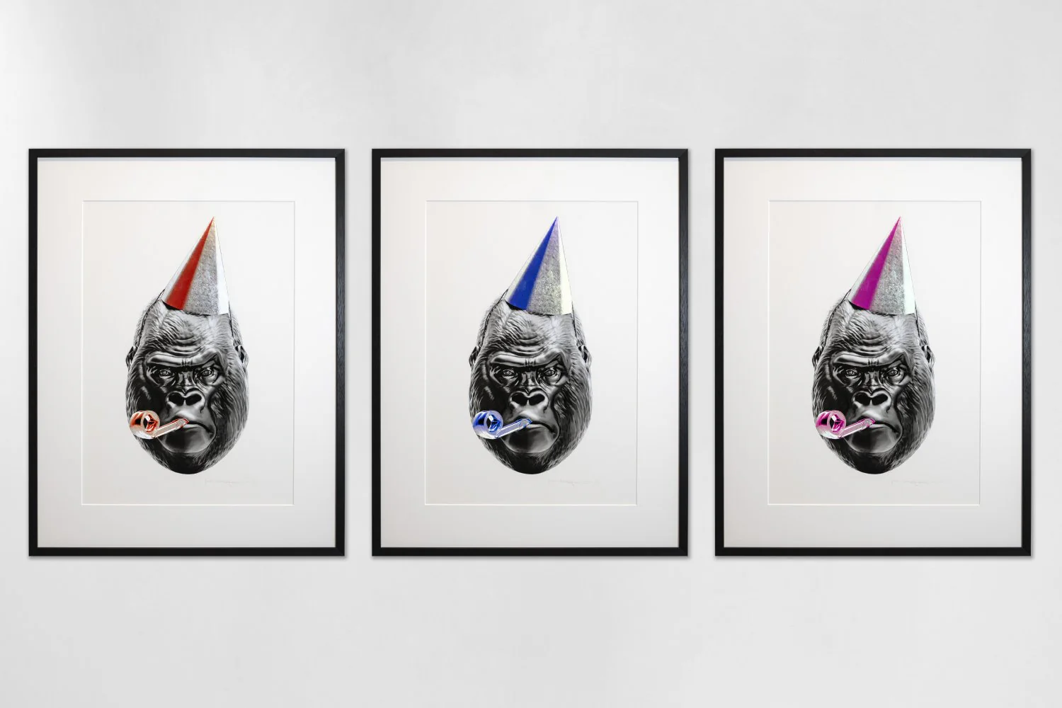 Big Bang (edition, black/silver leaf, blue), 2022 - Image 5