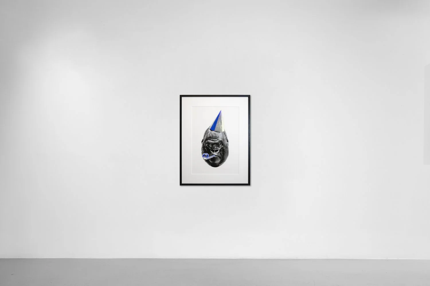 Big Bang (edition, black/silver leaf, blue), 2022 - Image 7