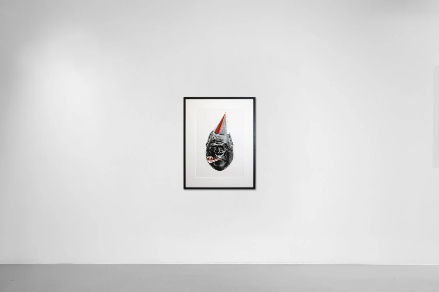 Big Bang (edition, black/silver leaf, red), 2022 - Image 7