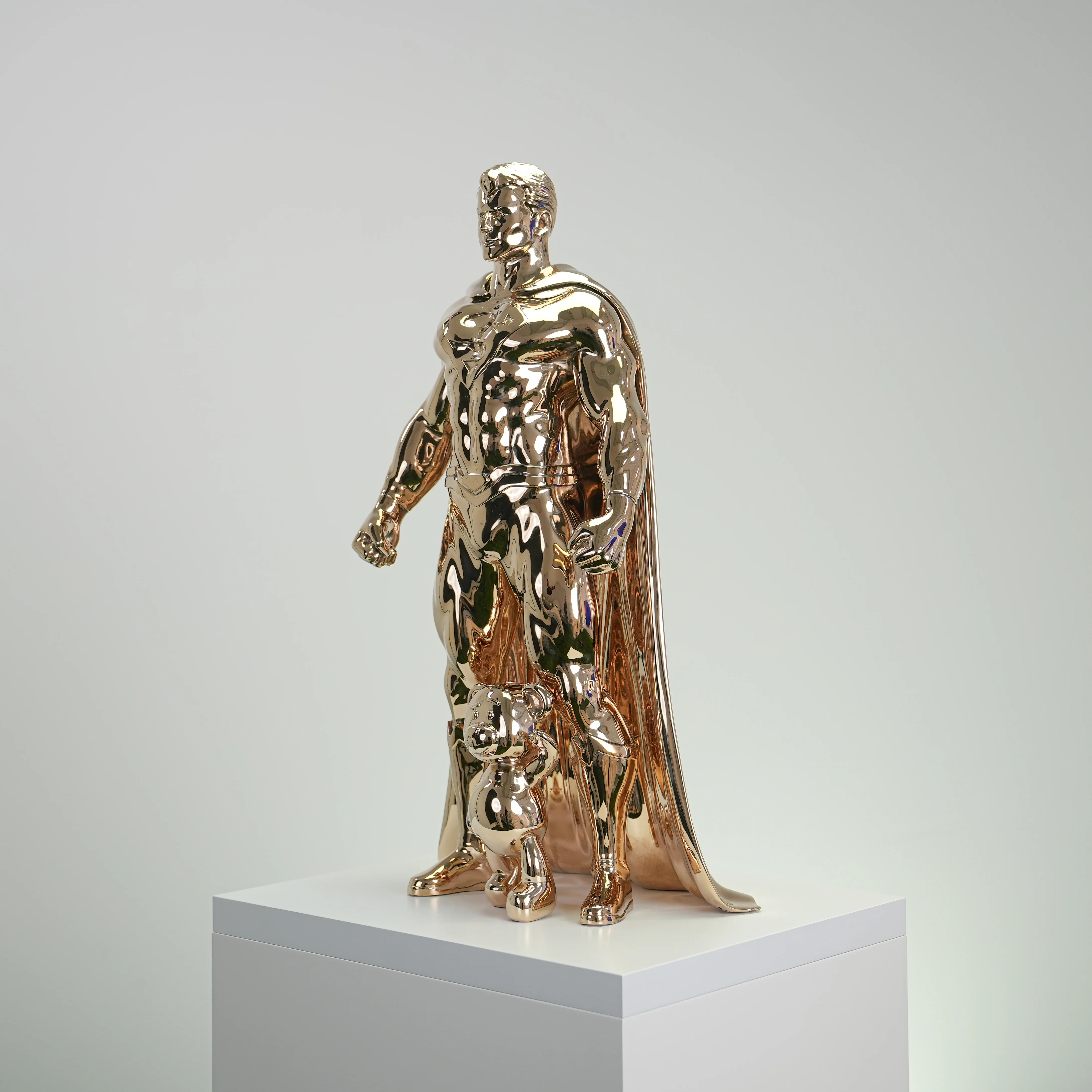 Guardian of Hope - Full polished bronze - Image 3