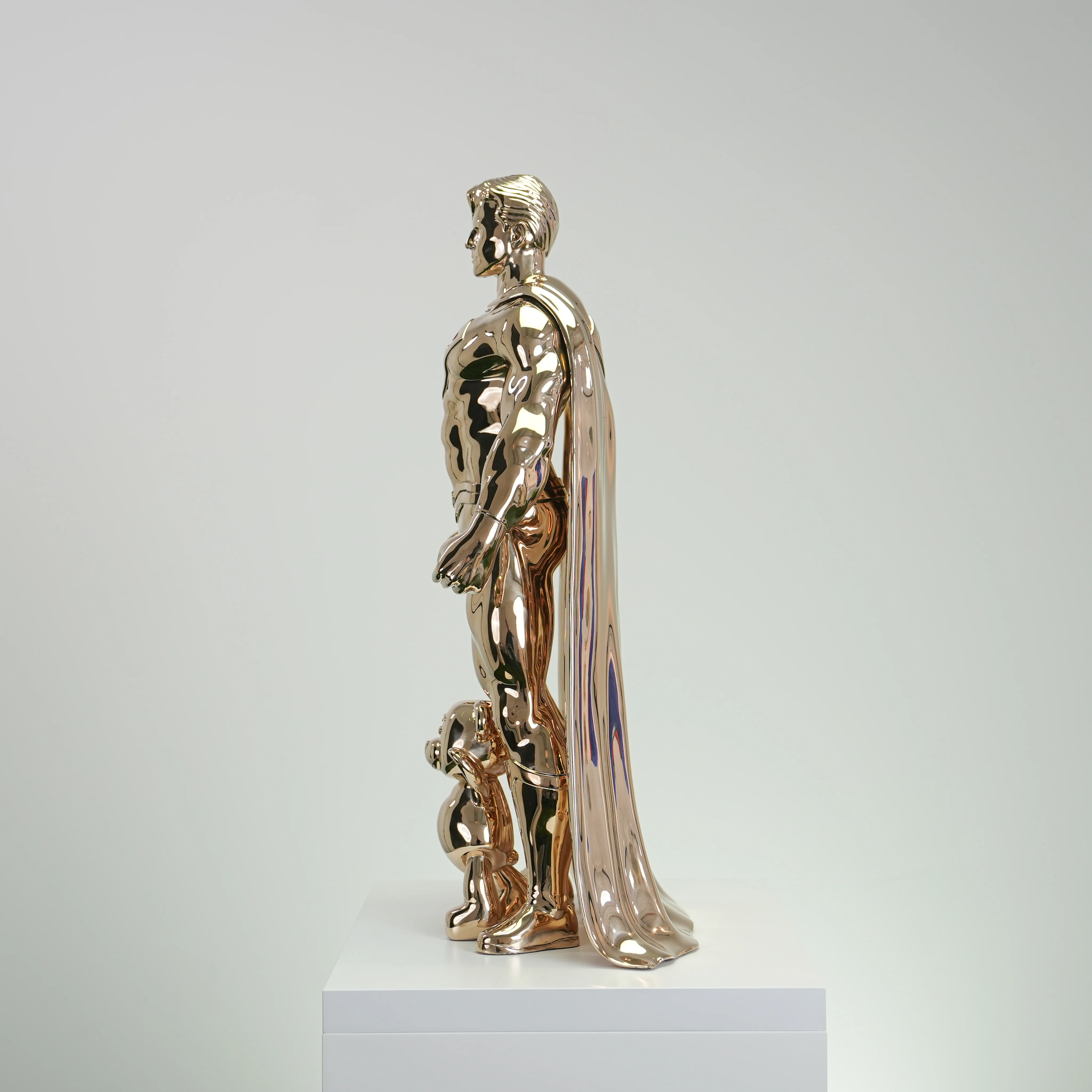 Guardian of Hope - Full polished bronze - Image 7