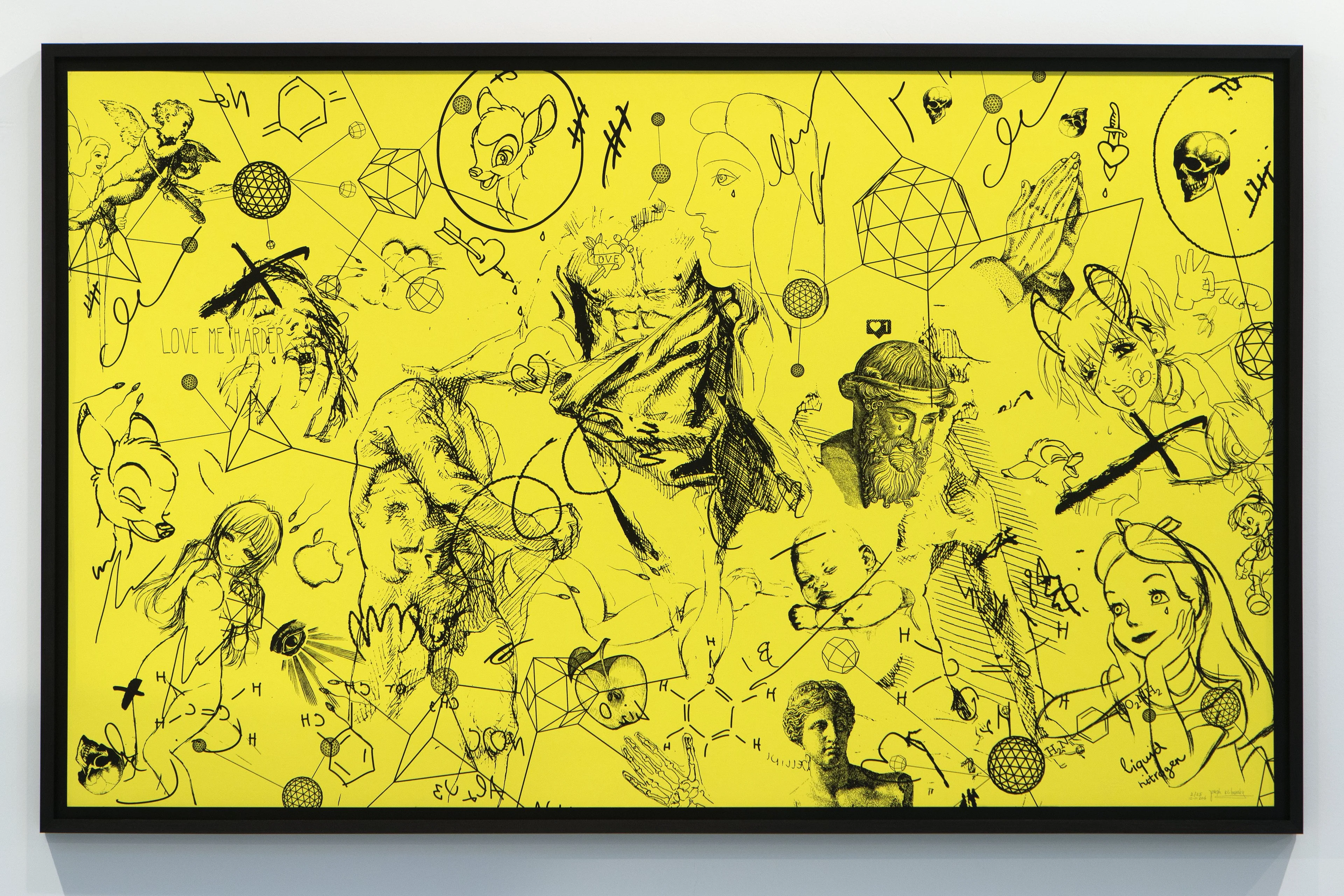 Love Me Harder (edition, yellow/black), 2017