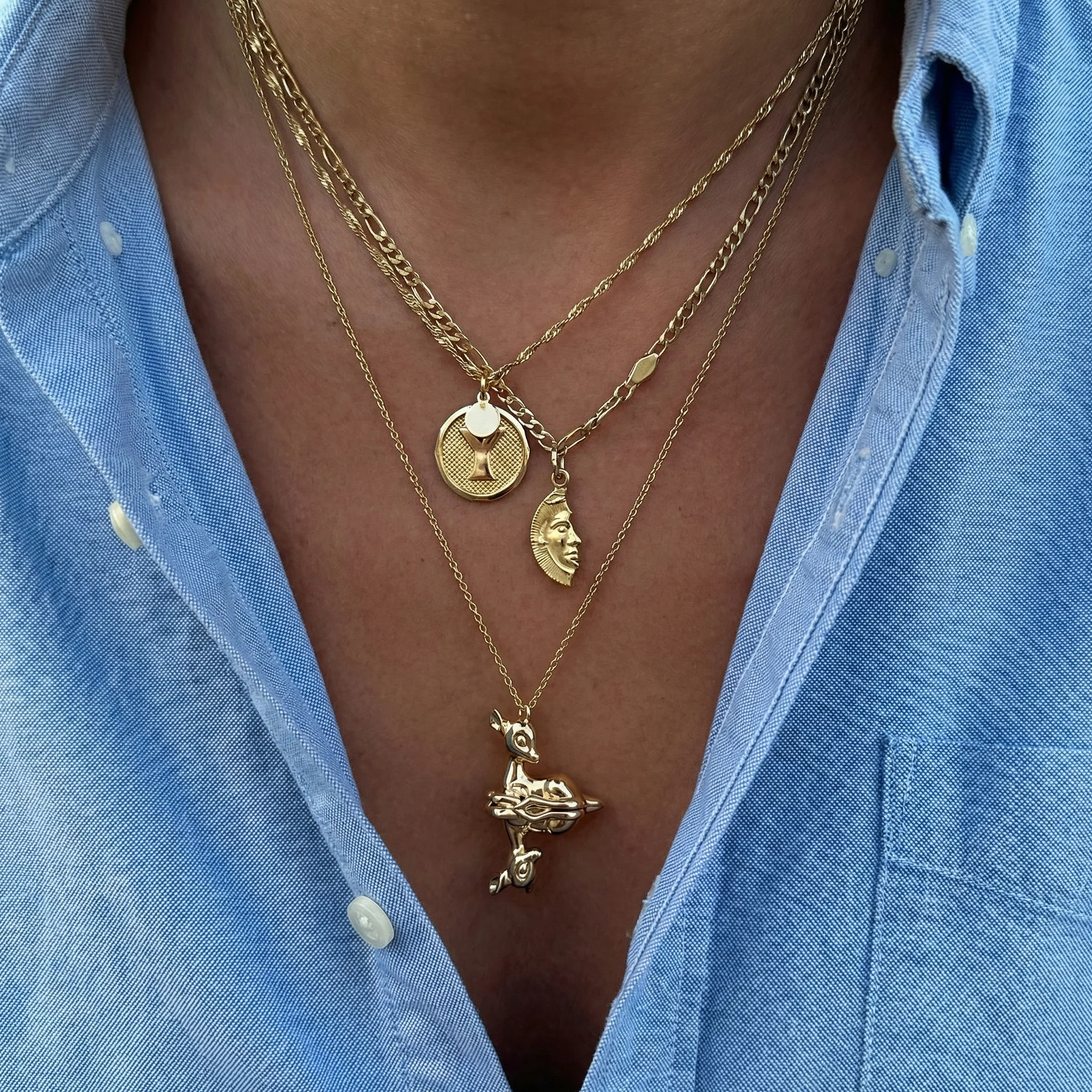 Reflections of Youth - Necklace - Yellow - Image 9