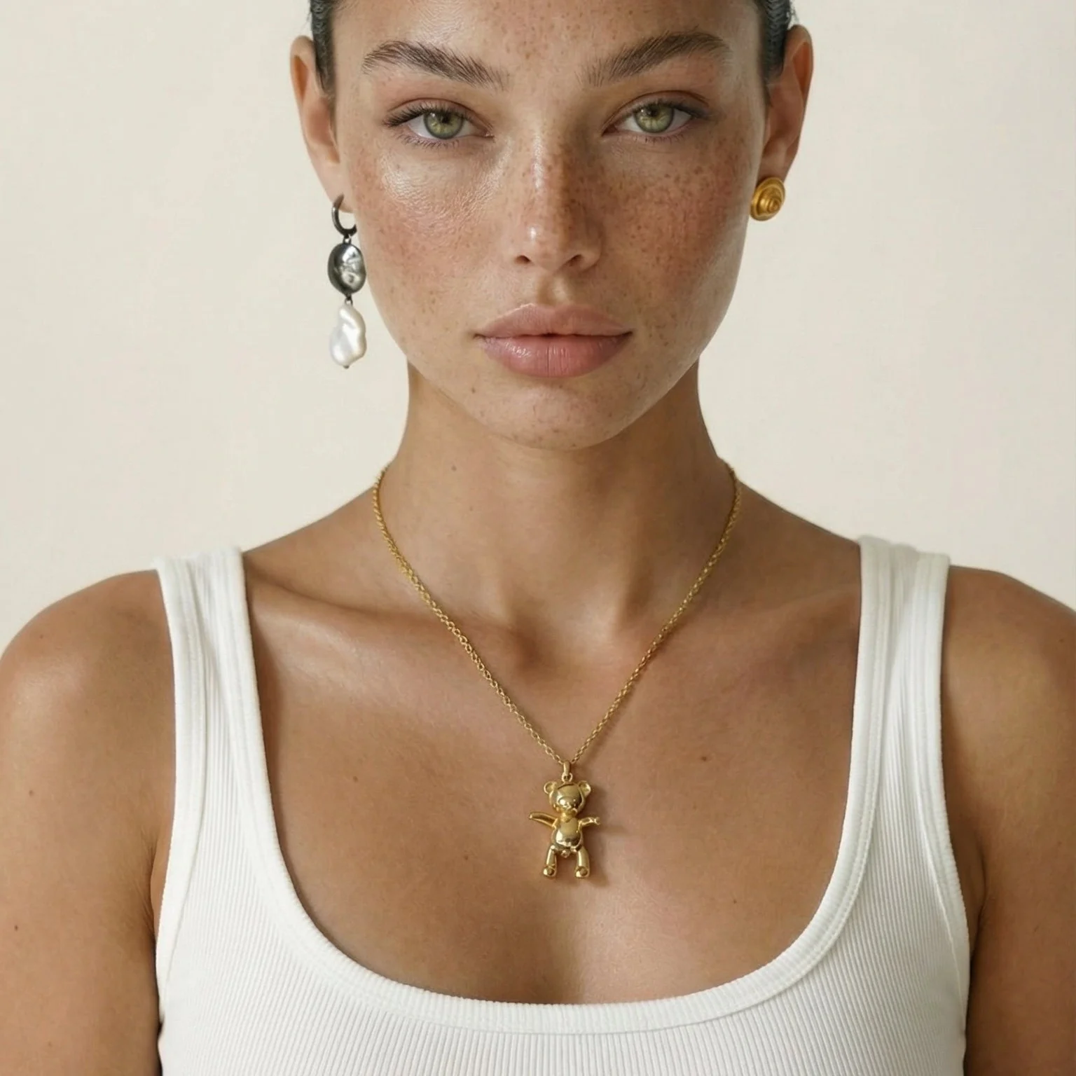 Bare Hug Necklace - Rose Gold, large (40 mm) - Image 7