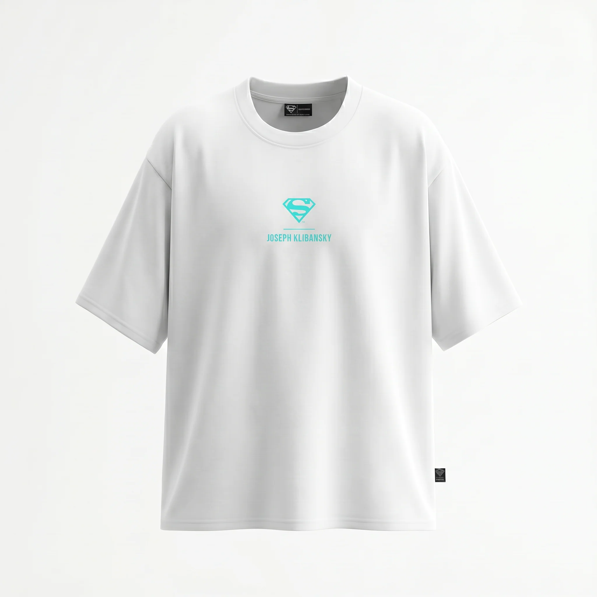 Superman Burn (Superman x Joseph Klibansky) T-Shirt White - Image 4