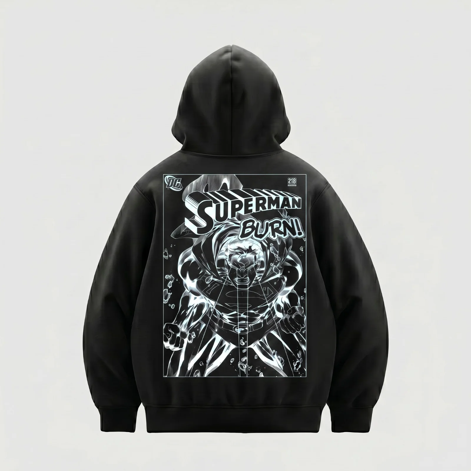 Superman Burn (Superman x Joseph Klibansky) Hoodie Black