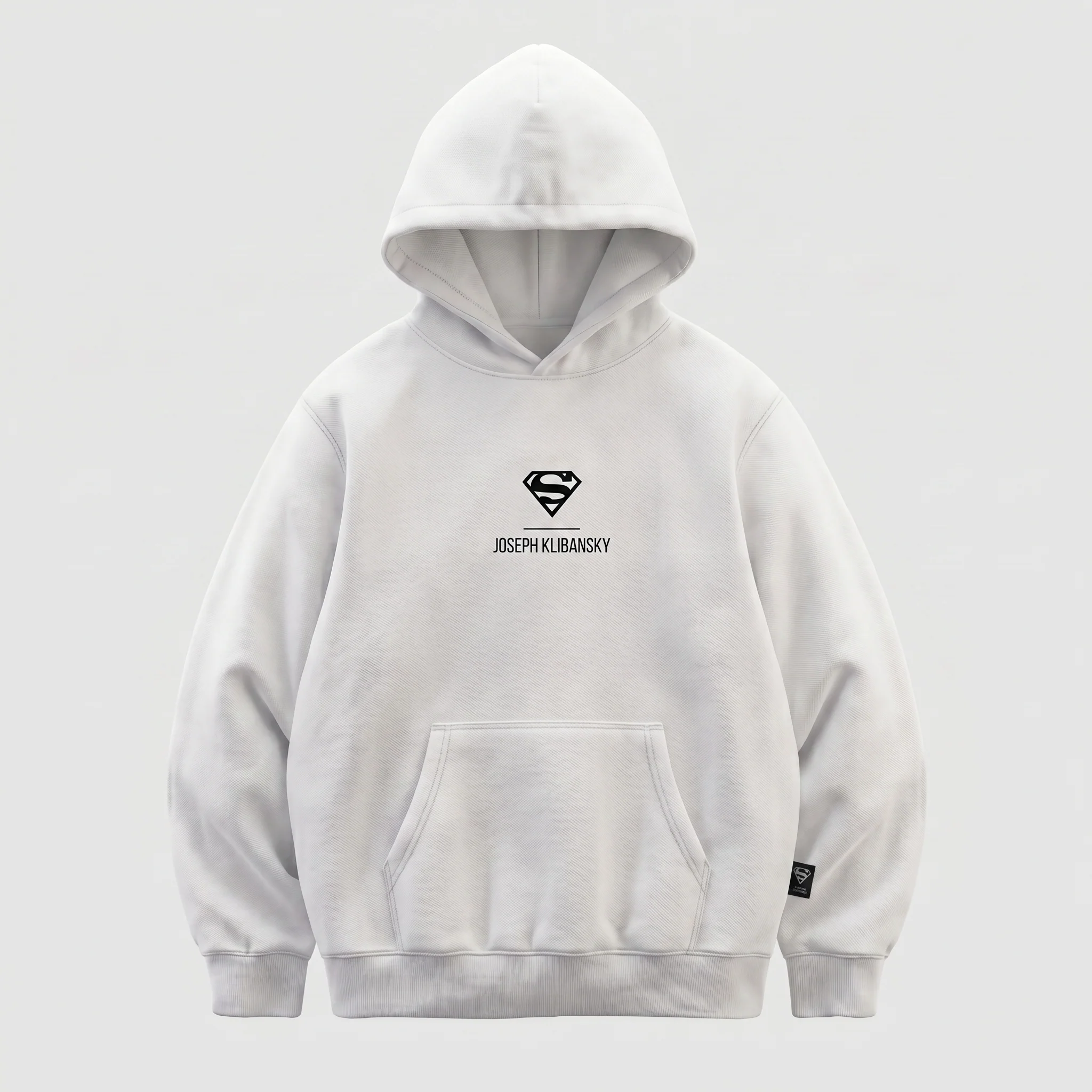 Superman Burn (Superman x Joseph Klibansky) Hoodie White - Image 2